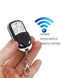 Kit 2 Controles Remoto Universal para Portão Elétrico Eletrônico Garagem com Chaveiro 433mhz 4 Botões