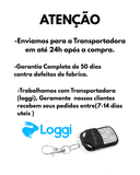 Kit 2 Controles Remoto Universal para Portão Elétrico Eletrônico Garagem com Chaveiro 433mhz 4 Botões